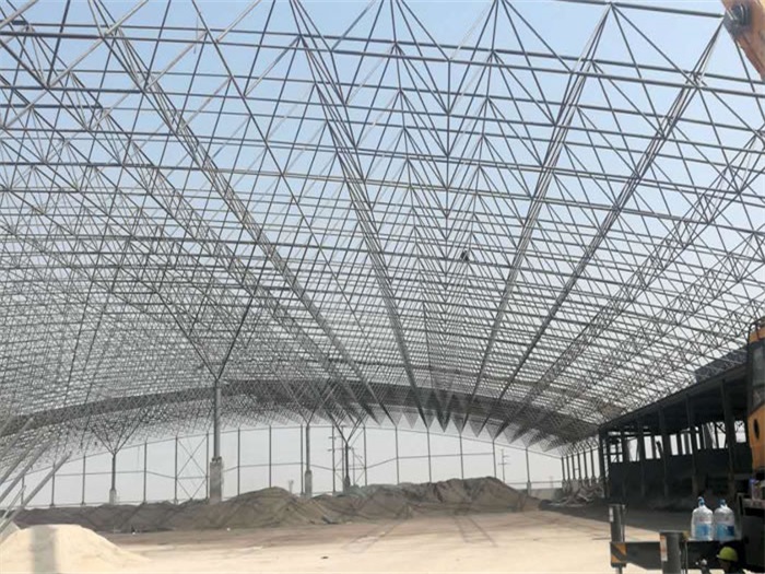 慈溪钢厂料仓网架工程